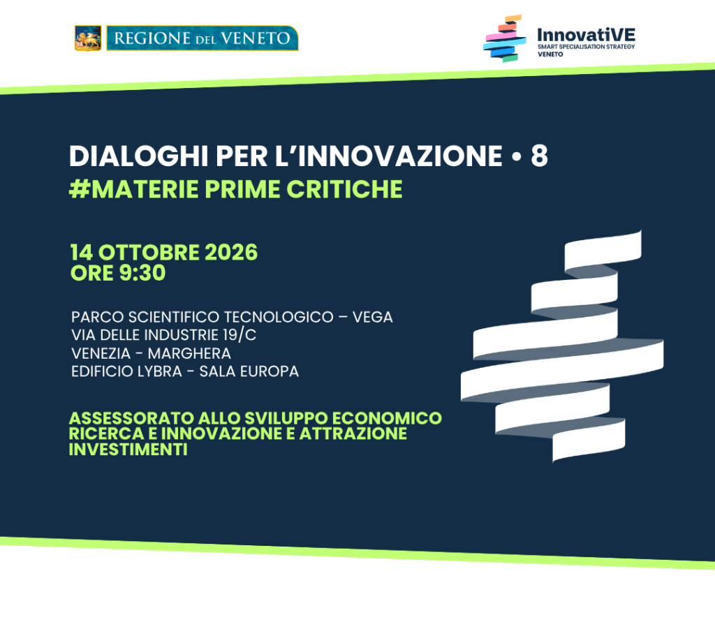 14/10 Dialoghi per l'innovazione #8 Materie prime critiche: opportunità, sfide e strategie future